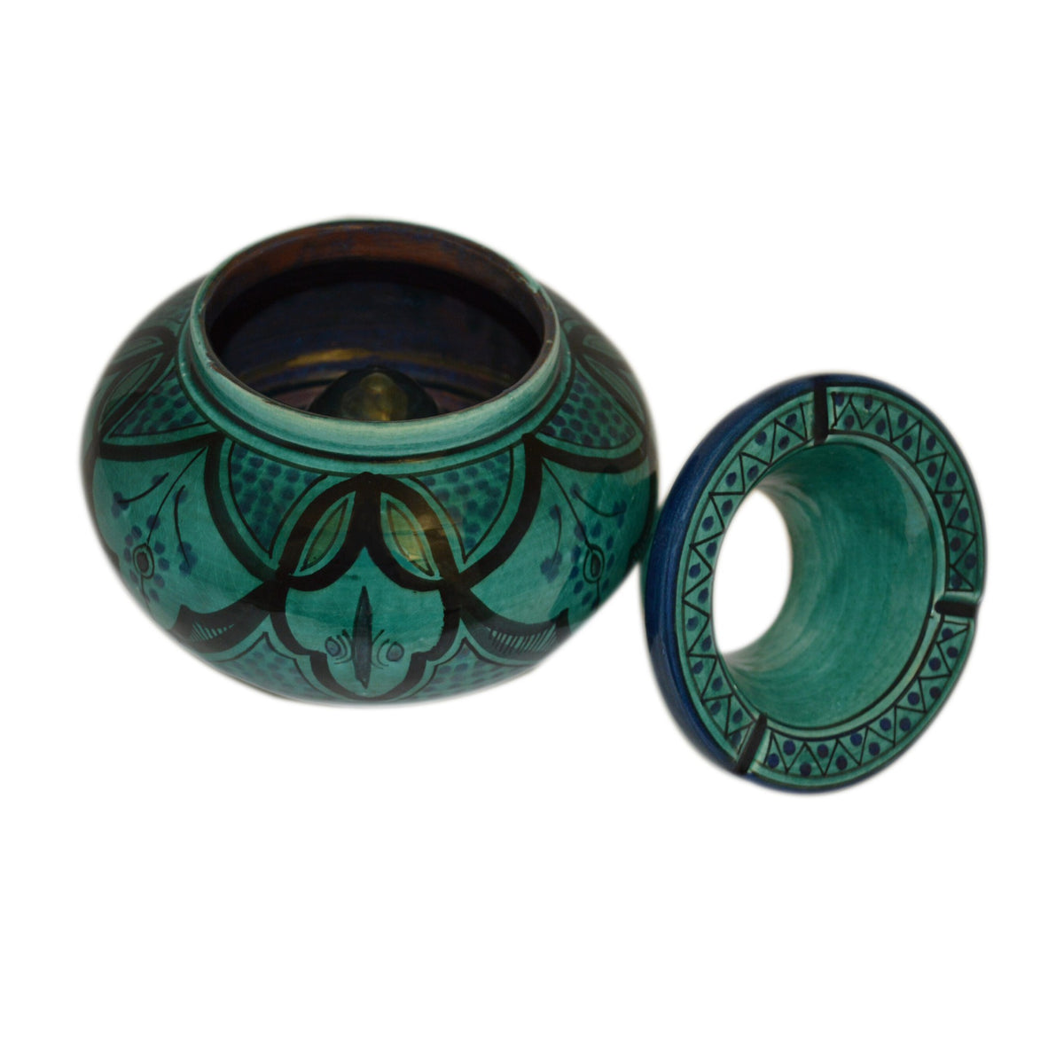 Smokeless Ashtray Xlarge Safi Aqua Handmade