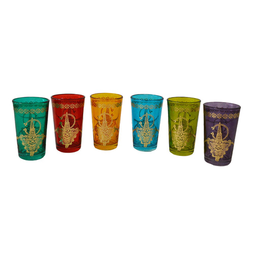 Berber Moroccan Tea Glasses Set of 6