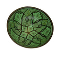 Green Safi Handmade Serving Bowl Medium 10 inches