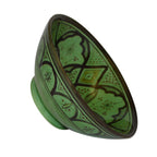 Small 8 Inches Safi Handmade Moroccan Serving Bowl - Green