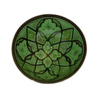 Small 8 Inches Safi Handmade Moroccan Serving Bowl - Green