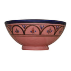 Small 8 Inches Safi Handmade Moroccan Serving Bowl - Pink