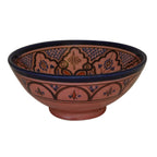 Small 8 Inches Safi Handmade Moroccan Serving Bowl - Pink