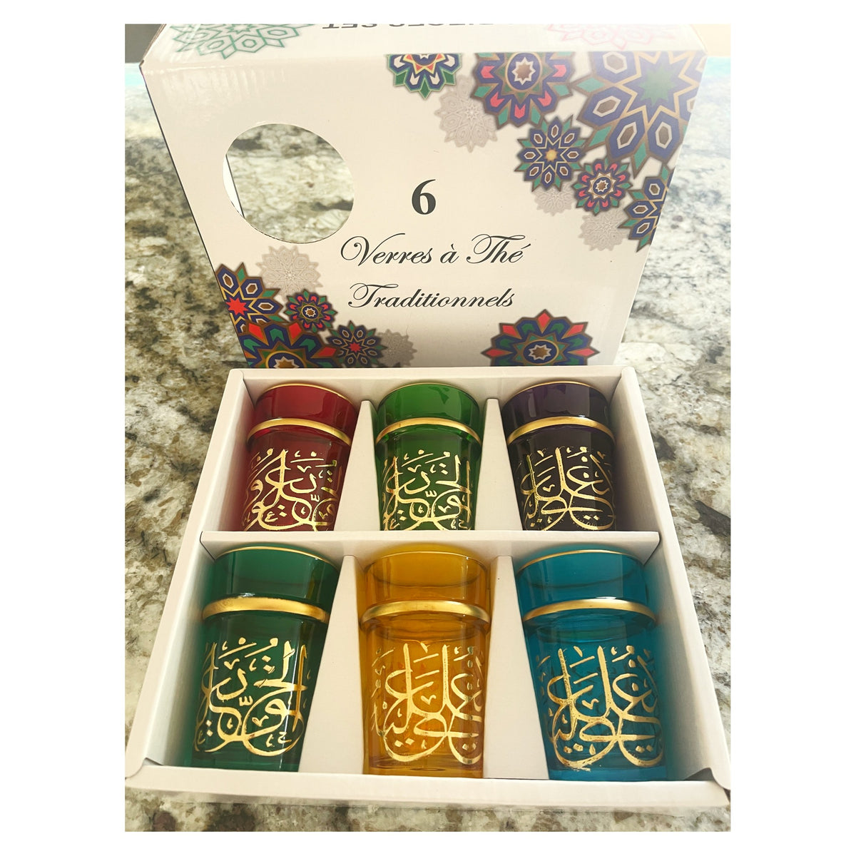 Casablanca Moroccan Tea Glasses Set of 6