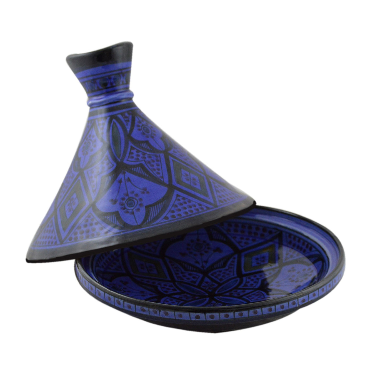Serving Tagine Safi Royal Blue 12 inches diameter