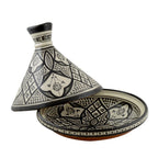Serving Tagine Fes Black Large 12 inches diameter