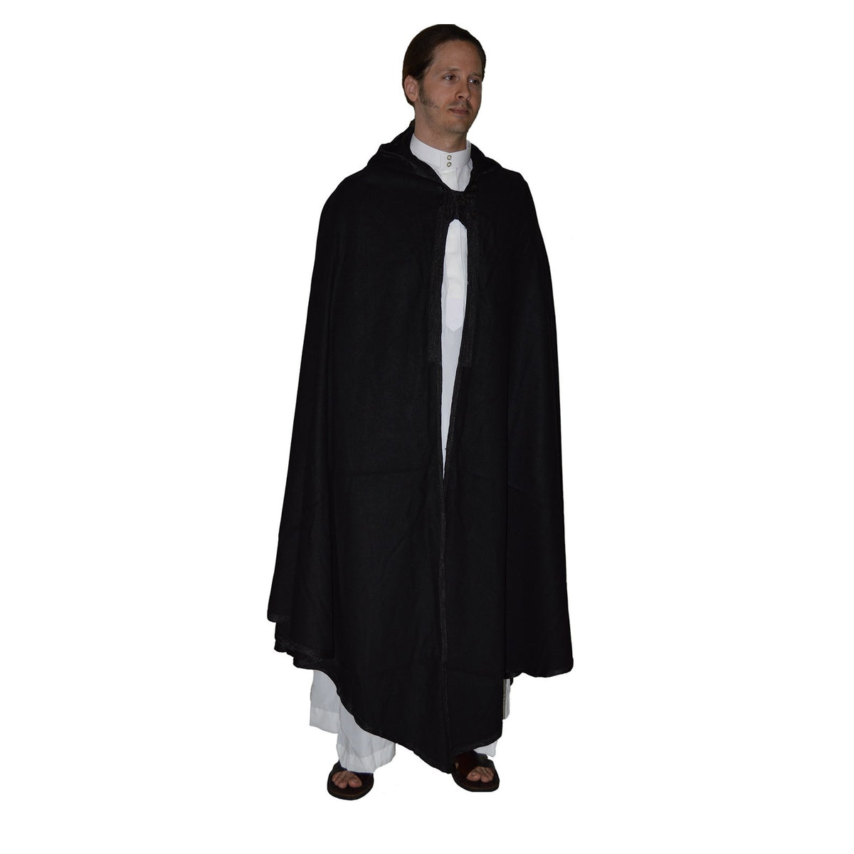 Handmade Moroccan Man Cape - Black