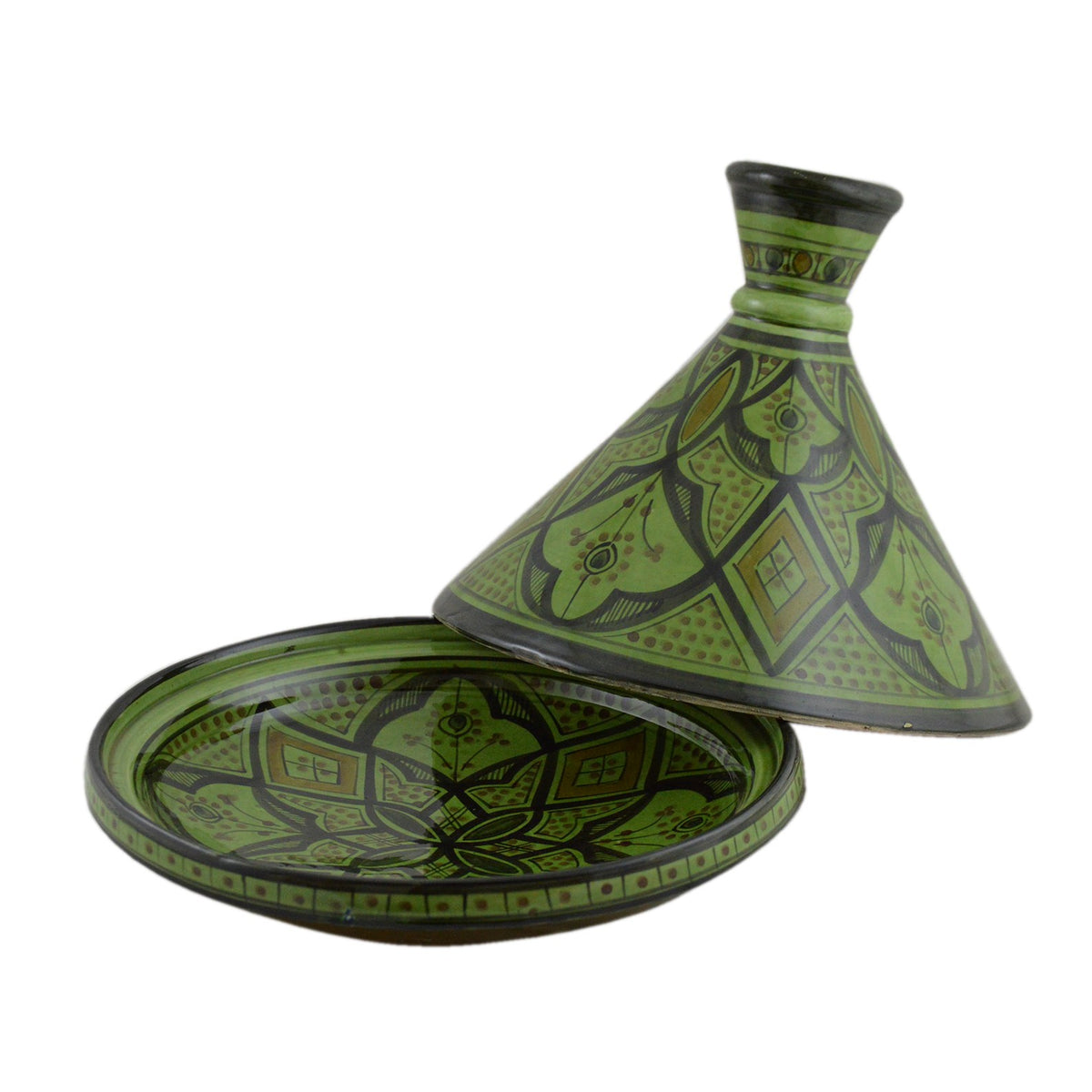 Serving Tagine Safi Green Large 12 inches diameter