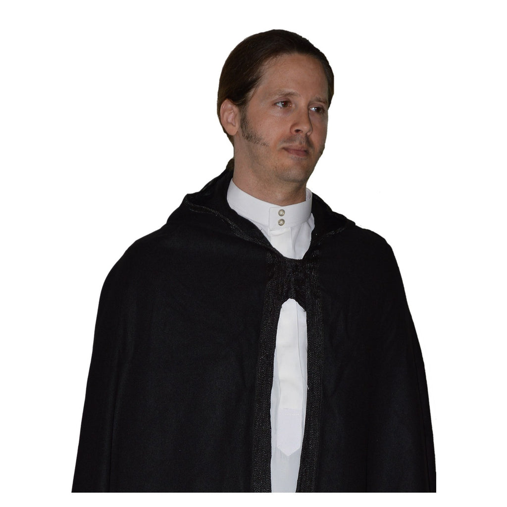 Handmade Moroccan Man Cape - Black