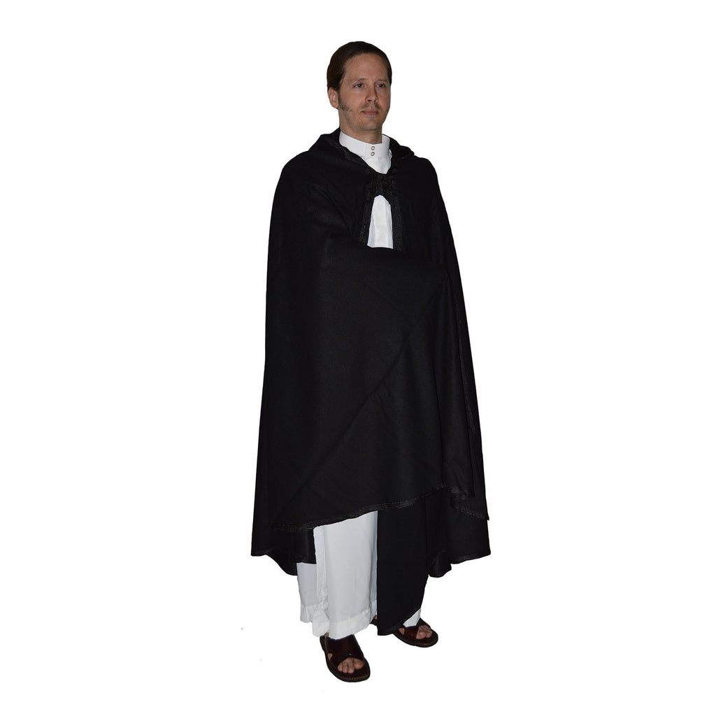 Handmade Moroccan Man Cape - Black