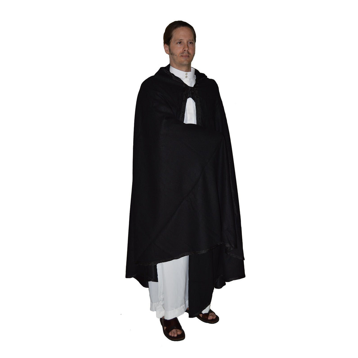 Handmade Moroccan Man Cape - Black
