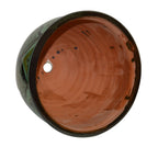 Safi Handmade Ceramic Large Flower Pot - Green