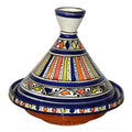 Serving Tagine Blue Stripes Medium 10 inches diameter