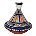 Serving Tagine Stripes Blue Small 8 inches