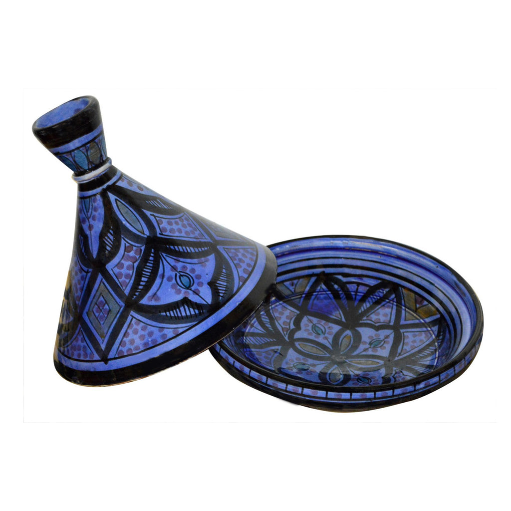 Serving Tagine Medium 10 inches diameter - Royal Blue