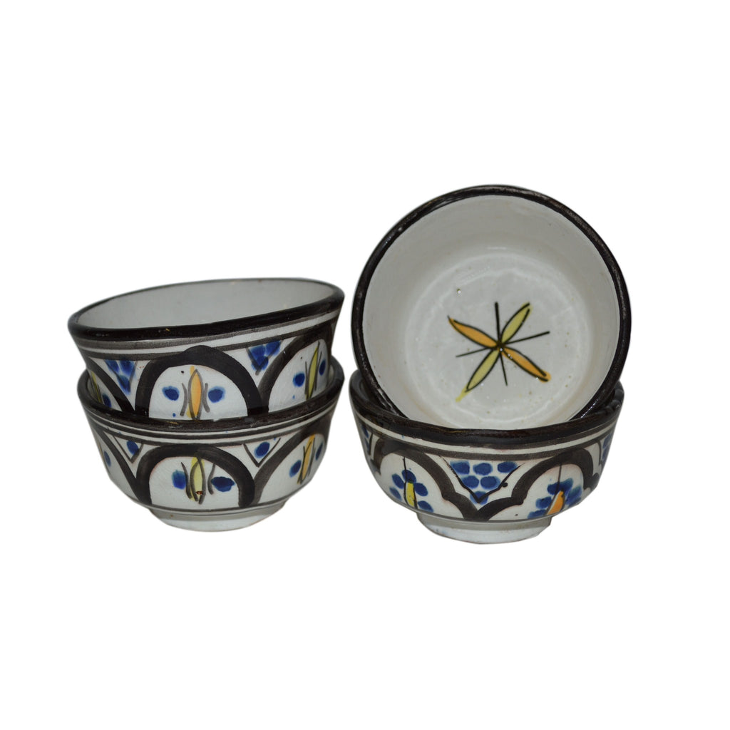 Dipping Sauce Bowl Set of 4 X small - White