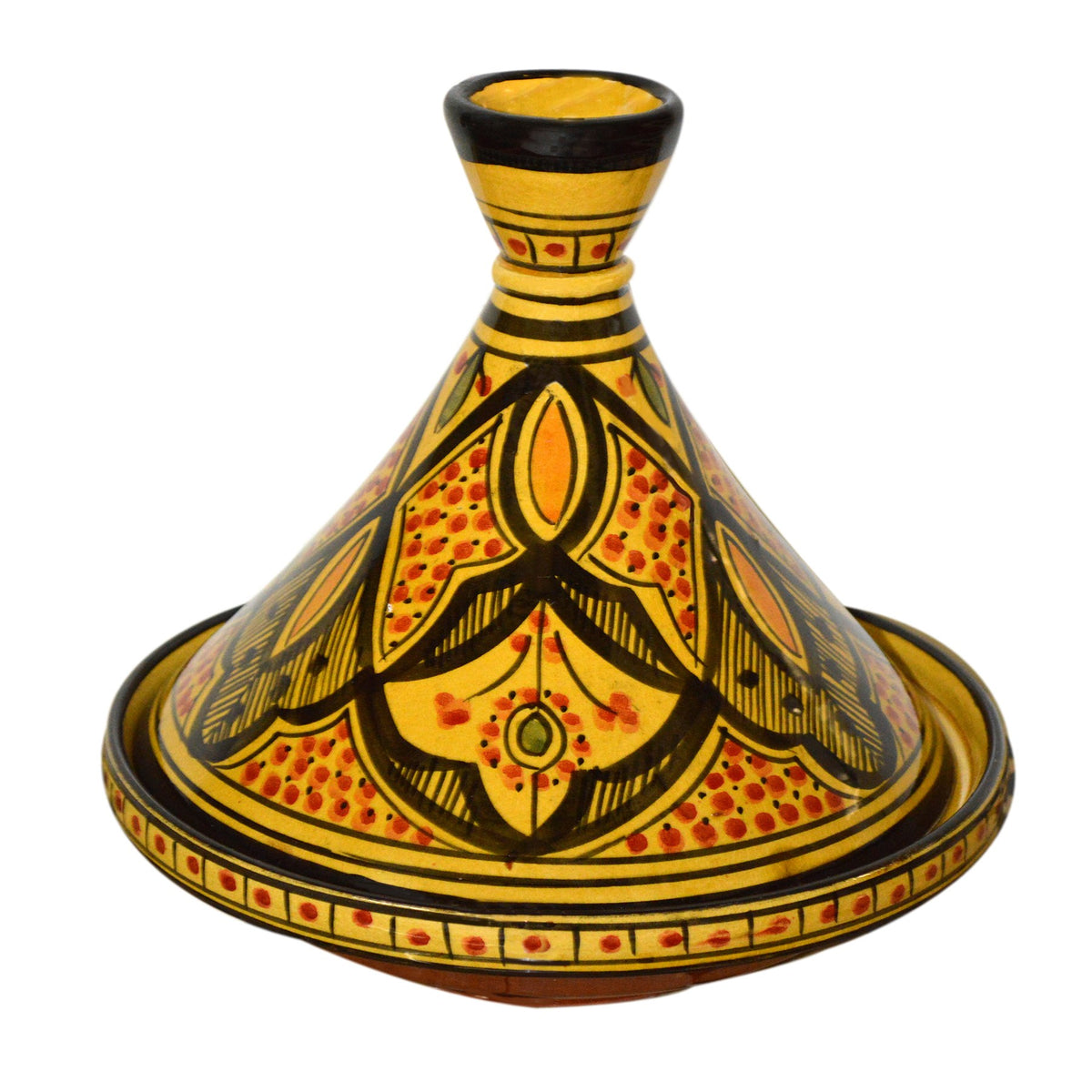 Serving Tagine Safi Medium 10inches diameter - Yellow