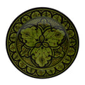 Ceramic Serving Plate Handmade Large 12" Safi Green