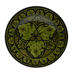 Ceramic Serving Plate Handmade Large 12" Safi Green