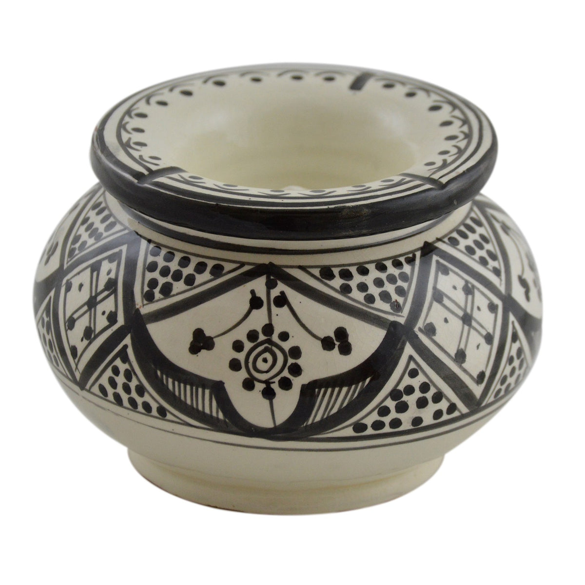 Smokeless Ashtray X-large Black & White