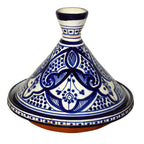 Serving Tagine Fes Medium 10 inches diameter - Blue