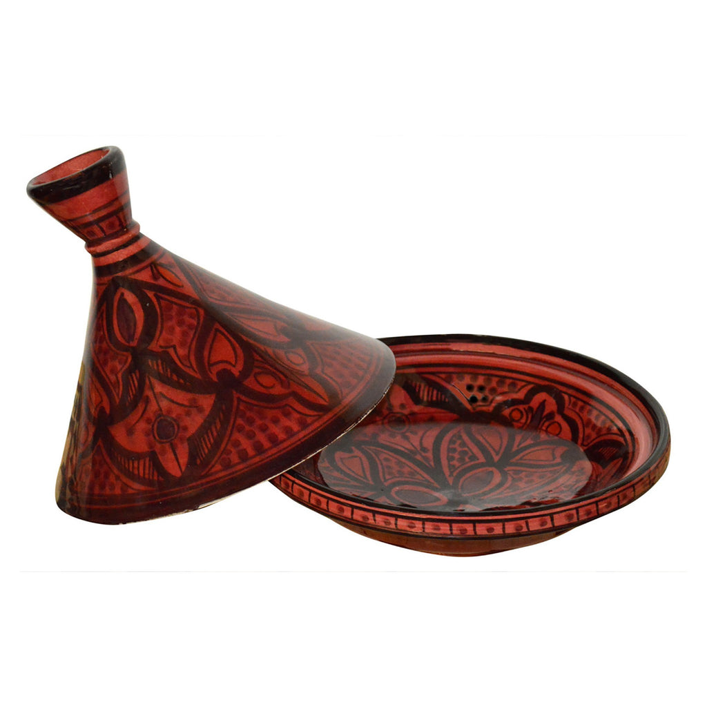 Moroccan Serving Tagine Safi 6 inches - Red