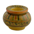Extra Large Yellow Stripes Moroccan Smokeless Ashtray