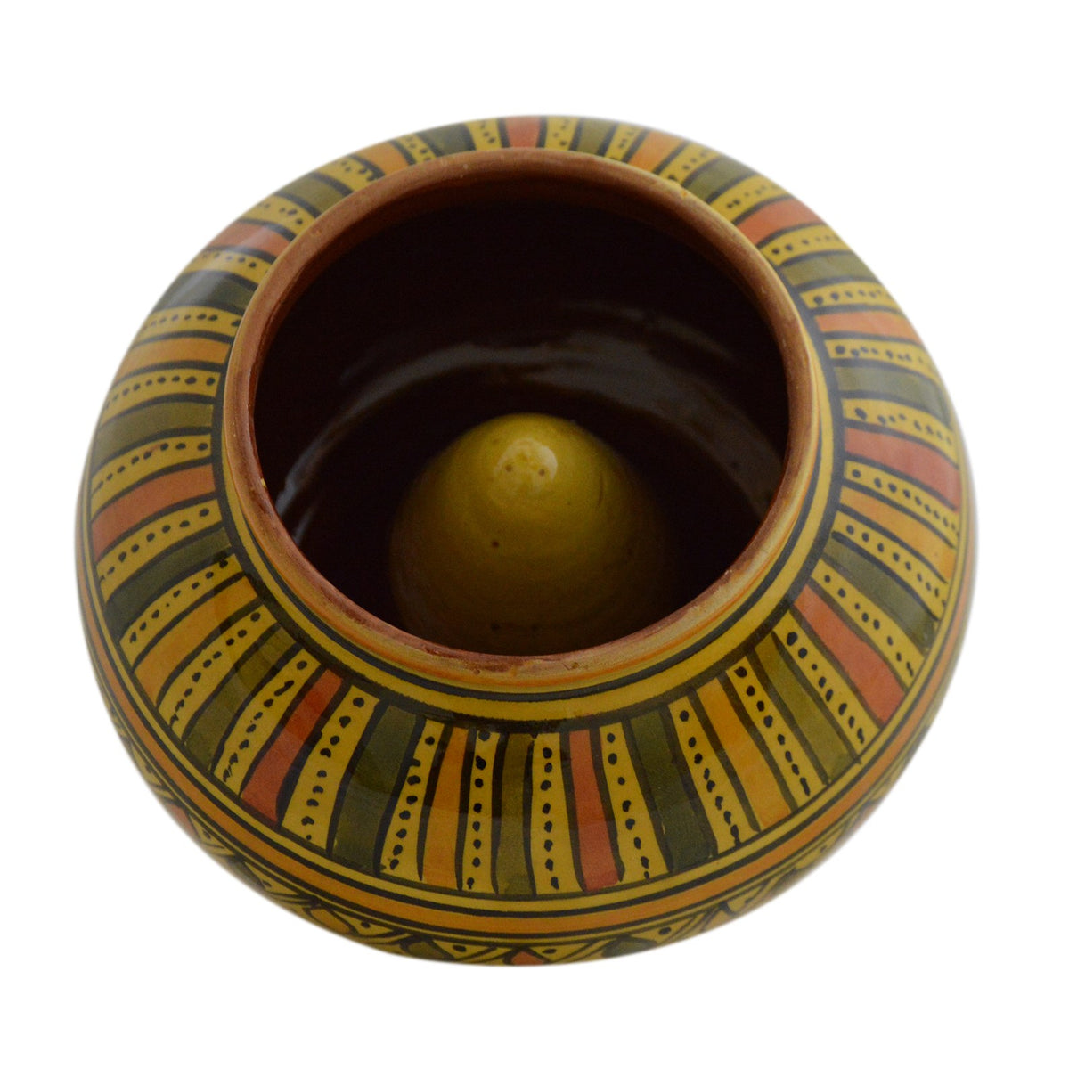Smokeless Ashtray Xlarge Stripe Yellow