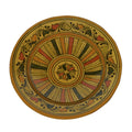 Stripe Ceramic Handmade Serving Plate Medium 10" - Yellow