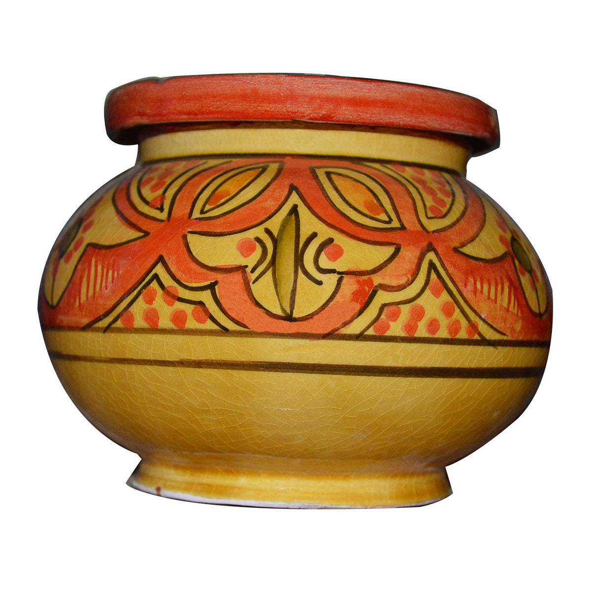 Large Lwimina Red Moroccan Smokeless Ashtray