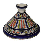 Serving Tagine Stripe Blue Large 12 inches diameter
