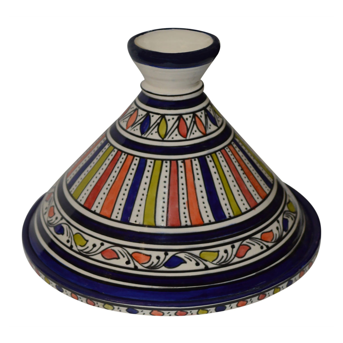 Serving Tagine Stripe Blue Large 12 inches diameter