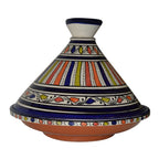 Serving Tagine Stripe Blue Large 12 inches diameter