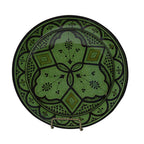 Safi Green Serving Plate Medium 10"