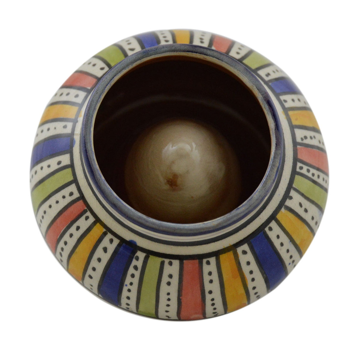 Smokeless Ashtray Medium Stripe - Blue Multicolored