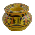 Smokeless Ashtray Medium Stripe - Yellow