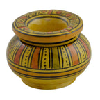 Smokeless Ashtray Medium Stripe - Yellow