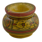 Large Berber Yellow Moroccan Smokeless Ashtray
