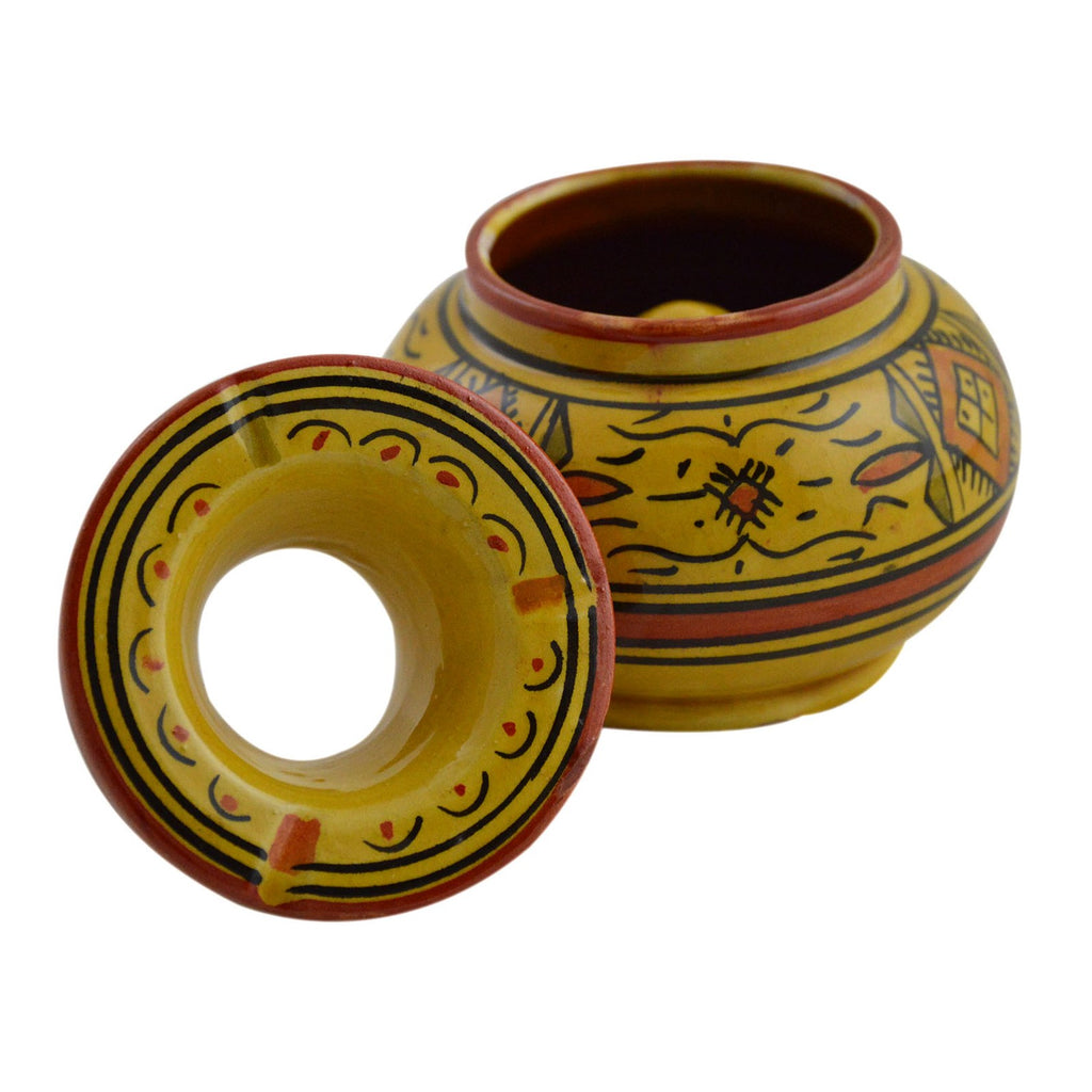 Smokeless Ashtray Large Berber Yellow