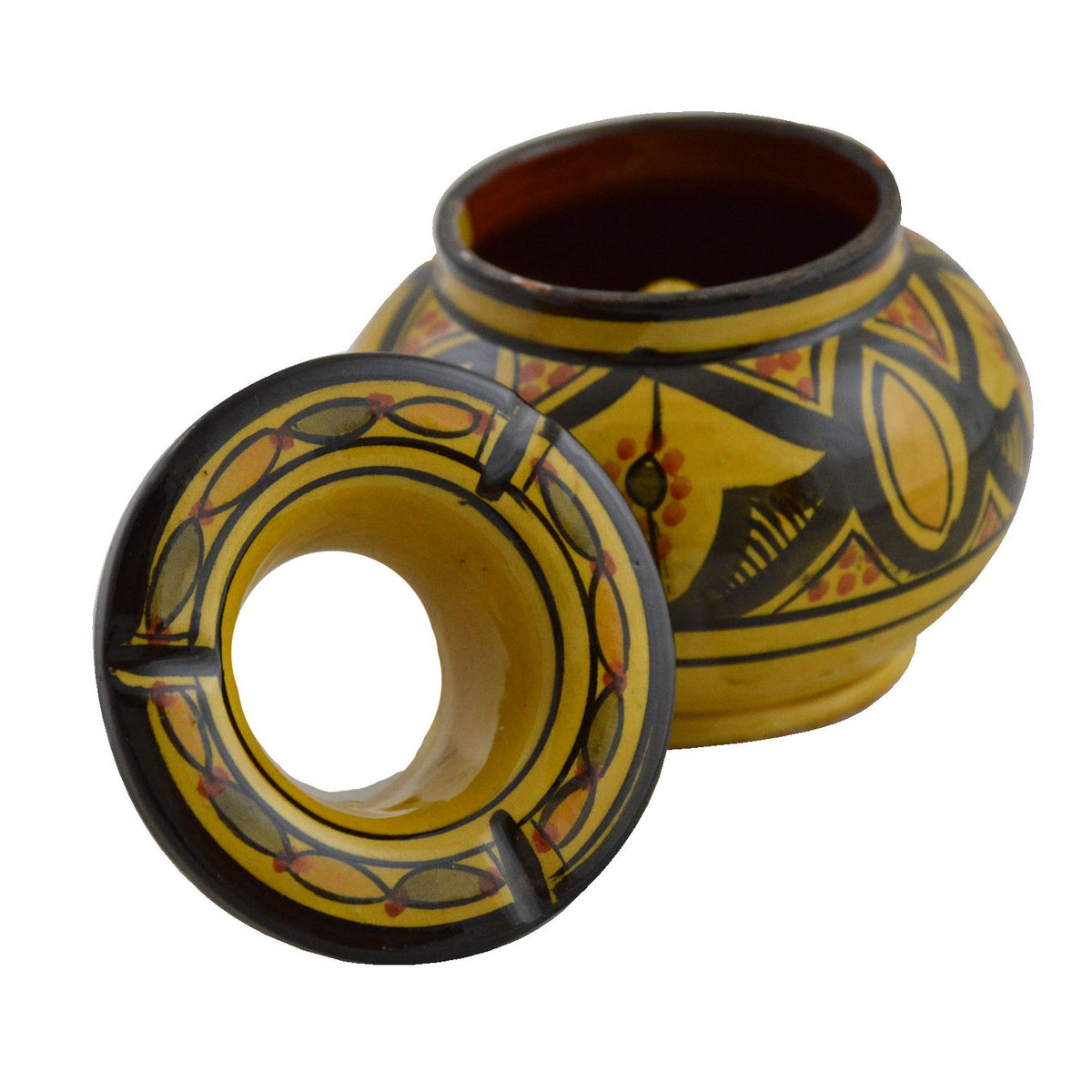 Smokeless Ashtray Medium Safi - Yellow