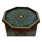 Tall Handmade Wood Table Painted - Black