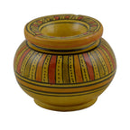 Large Yellow Stripes Moroccan Smokeless Ashtray