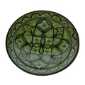 14 Inches Green Safi Handmade Ceramic Serving Plate