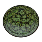 14 Inches Green Safi Handmade Ceramic Serving Plate