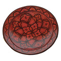 Safi Ceramic Serving Plate Handmade Large 12" - Red