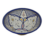 Fasia Blue Handmade Serving Bowl 10 inches Medium