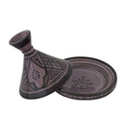 Moroccan Serving Tagine & 6 inches - Purple