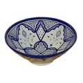 Fes Handmade Serving Bowl 10 inches Medium - Blue