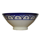 Fes Handmade Serving Bowl 10 inches Medium - Blue