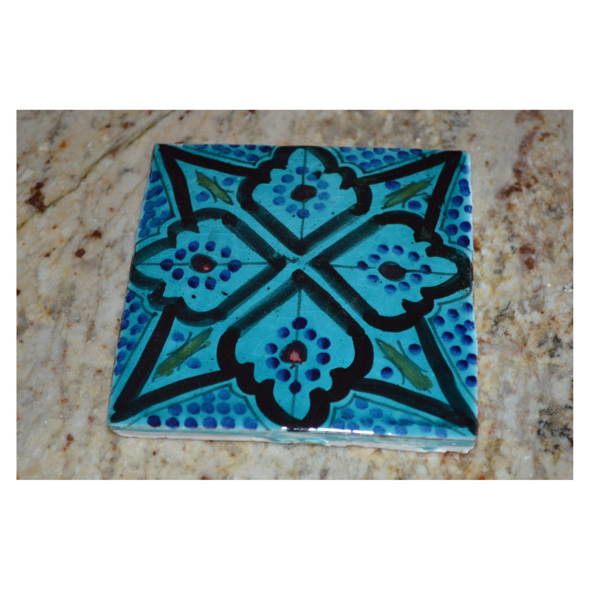 Aqua Handmade square tile